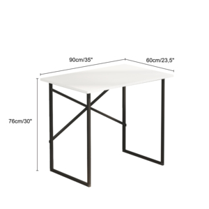Módena moderno estilo europeo Convertible Panel de madera Escritorio de estudio Escritura modular multiusos Oficina de alta calidad ISO 9001 - Product Image 6