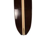OMH K222B Tabla de Paddle Surf Duradera Unisex de Madera Pintada en Oscuro de 11 pies con 1 Quilla, Combo Kayak/Surfboard, Bolsa de Accesorios, Certificado House