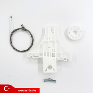 Kit de réparation de lève-vitre arrière droit 3B5839462A 3B5839462 VW pour B5 B5.5 Skoda Superb MK1 1996-2008 en acier inoxydable - Product Image 1