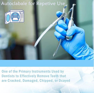 Fórceps de extracción Dental Manual de alta calidad Agarre ergonómico reutilizable profesional derecho e izquierdo 30 posiciones de mandíbula - Product Image 6