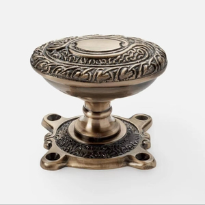 Perillas de puerta redondas de Metal pesado de estilo americano para decoración de puertas interiores y exteriores, artículos de Hardware para muebles de lujo, perillas para el hogar y la Oficina - Product Image 1