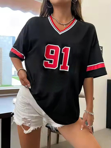 Custom <b>American</b> Football Shirts Stitched Embroidered Youth Uniforms Sports Wear with Logos - Product Image 6