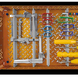 ชุดเครื่องมือผ่าตัดกระดูกและข้อคุณภาพสูง ชุดระบบดึงกระดูกสันหลังแบบใช้มือ ทำจากสแตนเลส คุณภาพพรีเมียม - Product Image 2