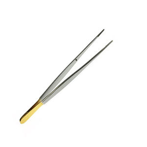 Fórceps de disección Fórceps ligeros completamente rectos Longitudinalmente dentados Fórceps de 24cm - Product Image 5