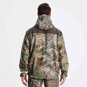 Veste bomber unisexe pour homme en softshell 2025, imperméable, coupe-vent, style streetwear, unie, teinte unie, en polyester et coton, pour l'hiver - Product Image 2