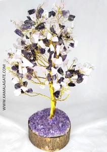 Árbol de piedras preciosas turquesa al por mayor 300 cuentas con raíces de madera decoración del hogar artesanías de piedra semipreciosa - Product Image 6