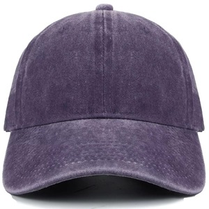 Sombreros de papá de estilo Vintage lavados de alta calidad, sombreros de algodón Retro desgastados personalizados, sombreros lisos de 6 paneles, gorras de béisbol con protección solar - Product Image 4