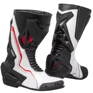 Chaussures de moto unisexes de qualité supérieure, vente en gros, cuir, imperméables, respirantes, coupe-vent, grande taille, dernier style - Product Image 3