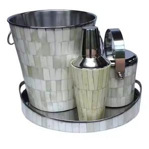 Cubo de hielo redondo de acero inoxidable con capacidad personalizada, ideal para bares, bodas y fiestas, uso de enfriamiento de vino - Product Image 6