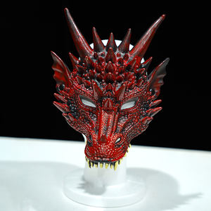 PUフォームティラノサウルスレックス現実的な<span class=keywords><strong>3D</strong></span>アニマルヘッドセットパーティー用 - Product Image 5