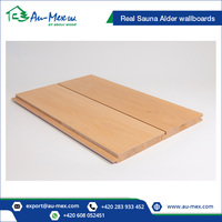 Panneaux muraux de sauna en aulne en bois massif 15x120mm STS3