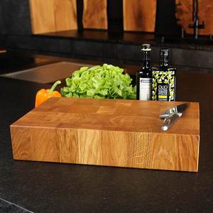 Planche à découper rectangulaire en bois et plateau de service de 12 mm d'épaisseur - Durable et compatible lave-vaisselle - Product Image 1