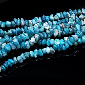 Venta al por mayor hecho a mano suave sin cortar azul turquesa cuentas de cristal sueltas para la fabricación de joyas - Product Image 3