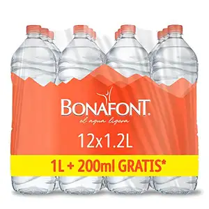 Agua Mineral sem Gas Bonafont Mineral water Pack c/ 8un de 1,5 Litro