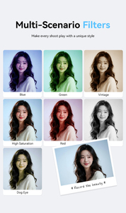 กล้องวิดีโอมิเรอร์เลสแบบดิจิตอล ความละเอียด 5K ซูม 18 เท่า ป้องกันการสั่นไหว พร้อมไฟ LED ในตัว หน้าจอ 2-3 นิ้ว แบตเตอรี่ลิเธียมความจุสูง - Product Image 4