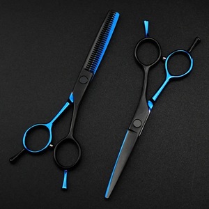 Tijeras de corte de pelo de alta calidad para peluquería profesional personalizadas con agarre ergonómico Punta de hoja afilada para peluquería - Product Image 5