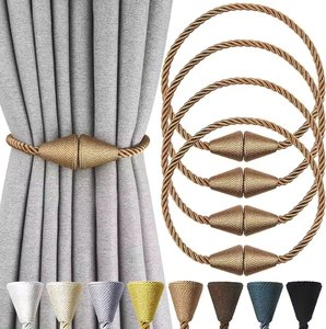 Best Quality Gritter Metal <b>Curtain</b> Hold <b>Backs</b> U Shaped Pearl <b>Hooks</b> Wall Mounted Home Decor <b>Curtain</b> Accessories - Product Image 6