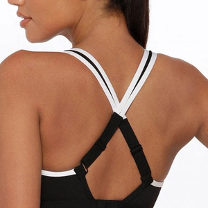 Gran oferta, Sujetador deportivo sin costuras de alto soporte, Top corto, ropa de entrenamiento, Fitness, gimnasio, correas finas ajustadas para mujer - Product Image 5