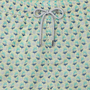 Shorts de Baño Reciclados para Hombre, Estampado de Estrellas de Mar Multicolores, Secado Rápido, con Cintura Elástica y Bolsillos - Product Image 3