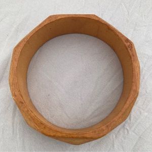 LONGER UNIQUE DESGIN WOODEN BANGLE and <b>Bracelet</b> Customized Size Wooden <b>Bracelets</b> Bangle Handmade Flower Wooden Bangle Cuff - Product Image 1