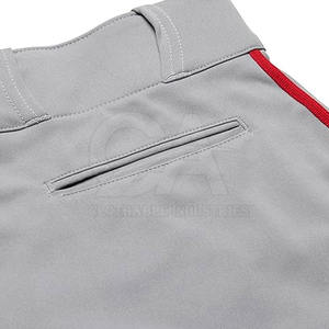 กางเกงเบสบอลแบบเย็บตะเข็บสำหรับเล่นกีฬากางเกงเบสบอลออกแบบให้คุณออกแบบเอง - Product Image 4