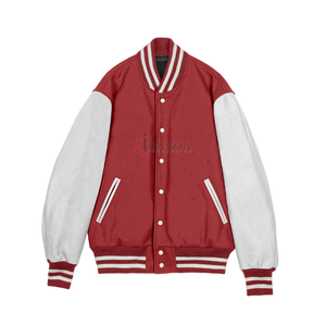 Veste de baseball Letterman en toile personnalisée pour hommes High Street Casual Drop Shoulder Streetwear Bomber College Outdoor Jacket - Product Image 5
