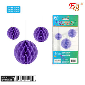 Ae Trading Inc Honeycomb Ball <b>Decorations</b> 3Pcs Paper Balls For Thanksgiving <b>Party</b> <b>Wall</b> <b>Decorations</b> - Product Image 1