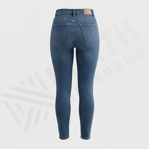 Jeans skinny pour femmes, denim extensible, coupe slim, taille haute, pantalon skinny, meilleure qualité, jeans denim les plus demandés - Product Image 2