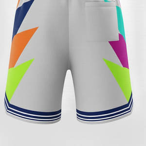 Pantalones Cortos Clásicos de Baloncesto de Pana con Rayas Laterales en Contraste, Impermeables y Transpirables para un Rendimiento Duradero en la Cancha - Product Image 6