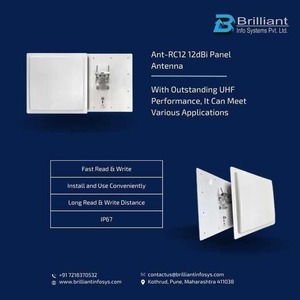 Antenne de panneau RFID UHF de qualité industrielle 12dBi pour contrôle d'accès longue portée Fréquence 860-960MHz pour lecteur de carte d'entrepôt - Product Image 4