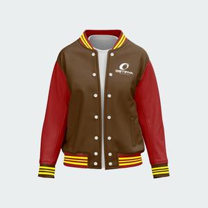 Veste d'hiver universitaire personnalisée de haute qualité pour hommes, style décontracté uni, en gros - Product Image 2