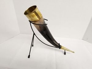 Wholesale Custom-Shaped Beer Drinking Buffalo Horn New Style Handmade Polished Decoration Horn for <b>Christmas</b> Party - Product Image 3