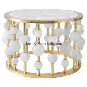 <b>Triangle</b> Shape Metal Side Table With Brass Antique Finishing Hammered Design Coffee Table Living Room Furniture Accessories - Product Image 6