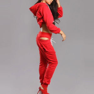 Survêtement pour femmes Training Jogging Wear Meilleure vente en gros à prix réduit Survêtement pour femmes avec poches sur le devant Sweat-shirt - Product Image 5