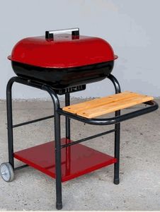 Parrilla de Carbón DORELLO con Tapa – Parrilla para Jardín y Balcón con Ruedas - Product Image 6