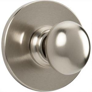 Bouton de porte rond en nickel poli CrownKnob Royal Arc, esthétique moderne et élégante avec des détails luxueux pour des intérieurs haut de gamme - Product Image 2