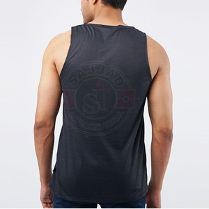 Nouvelle arrivée de débardeurs personnalisés avec impression complète pour hommes - Product Image 4