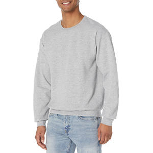 Logo personnalisé coton plaine col rond sweat à capuche pour hommes de base coton mélangé vêtements mode pull beaucoup de couleurs - Product Image 1