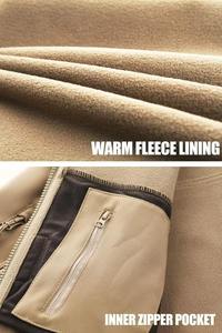 Veste softshell homme haute qualité, imperméable, coupe-vent, chaude pour l'hiver, sport d'extérieur, fermeture éclair, respirante, grandes tailles - Product Image 4