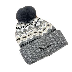 Gorro de Punto Jacquard Personalizado de Lana Cómodo al por Mayor, Gorro de Invierno para Mujer y Hombre - Product Image 4