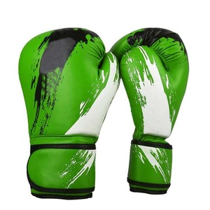 Gants de boxe en cuir respirant avec logo personnalisé en gros, fermeture à boucle et crochet, gants d'entraînement de haute qualité pour adultes, tailles S-3XL - Product Image 3