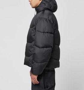 Vestes en duvet matelassées ternes avec fermeture à glissière complète Streetwear Vente en gros Veste bouffante d'hiver coupe-vent de haute qualité - Product Image 2