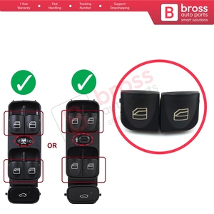 BDP83 Lot de 2 capuchons de bouton de commande de lève-vitre conducteur pour Mercedes Classe C W203 S203 CLK W209 C209 A209 A2038210679 - Product Image 5