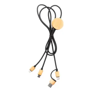 Cable de Carga USB Ecológico Cobble para Dispositivos Ecológicos Promocionales - Product Image 1