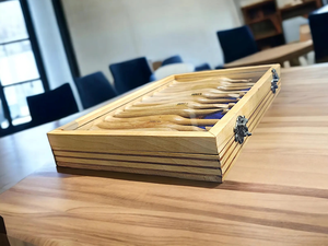 Ensemble de crochets en palissandre avec étui en bois Tailles ergonomiques Pour tricoter et crocheter - Product Image 5