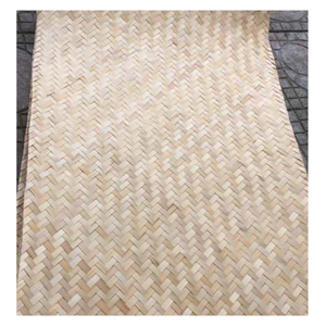 Hoja de cincha de caña de bambú natural tejida a mano para paneles de pared y decoración de techo - Product Image 4