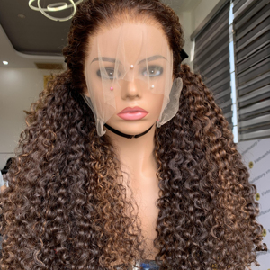 Perruque italienne à boucles alignées sur les cuticules eurasiennes Extensions de cheveux humains sans colle de donneur vietnamien de qualité Remy - Product Image 1