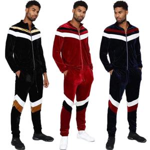 Conjuntos Deportivos Casuales para Hombre, Tallas Grandes, Transpirables, Sudadera con Capucha y Cierre, Pantalones, Dos Piezas, Traje Deportivo Digital de Invierno - Product Image 1