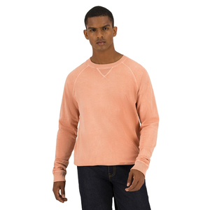 Sweat-shirt à col rond 100% coton pour hommes hiver respirant motif solide pull décontracté sweats avec logo personnalisé à col rond - Product Image 1