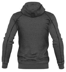 Sudadera con capucha informal de algodón orgánico de alta calidad unisex, ropa de calle estampada personalizada, forro polar de invierno bordado, fabricante al por mayor - Product Image 2